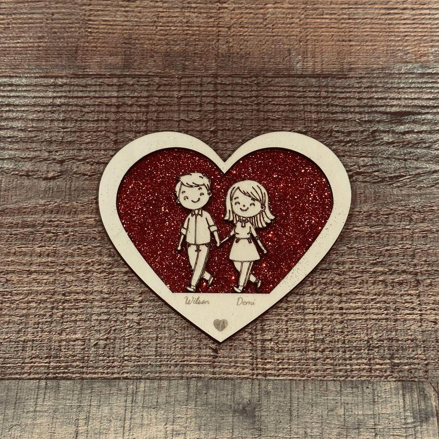 Personalised Couples Love Plaque