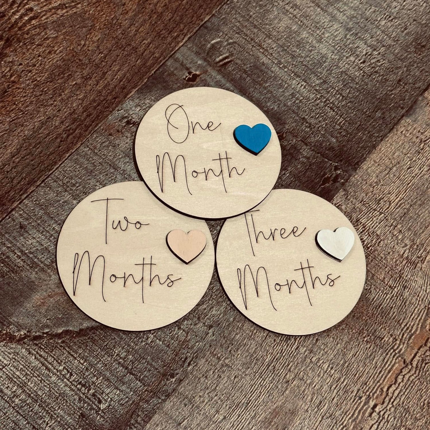 Personalised Monthly Milestone Signs