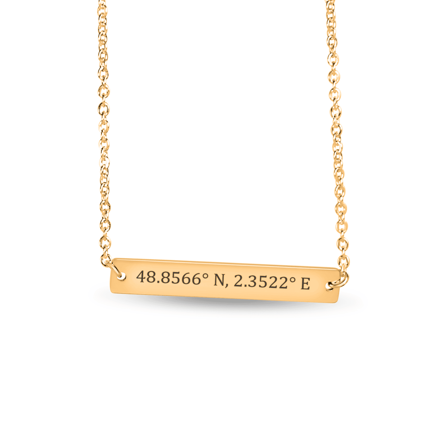Coordinates Horizontal Bar Necklace