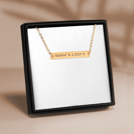 Coordinates Horizontal Bar Necklace